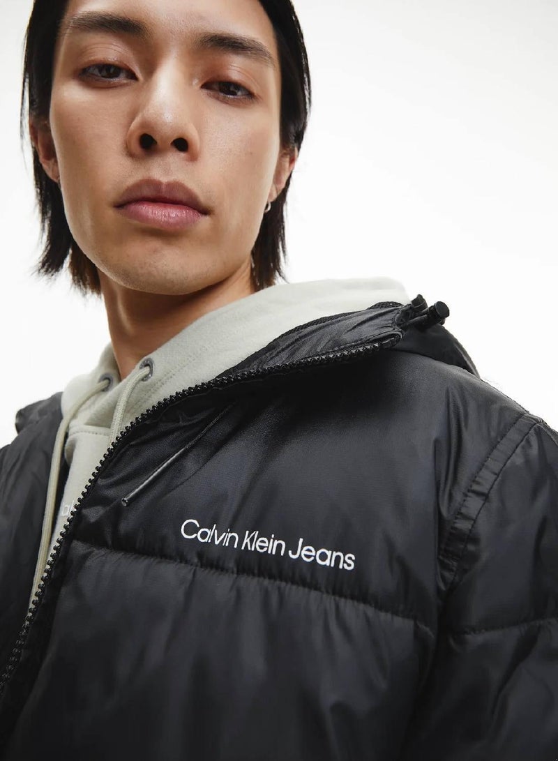 Calvin Klein Jeans Hooded Puffer Jacket - Image 4