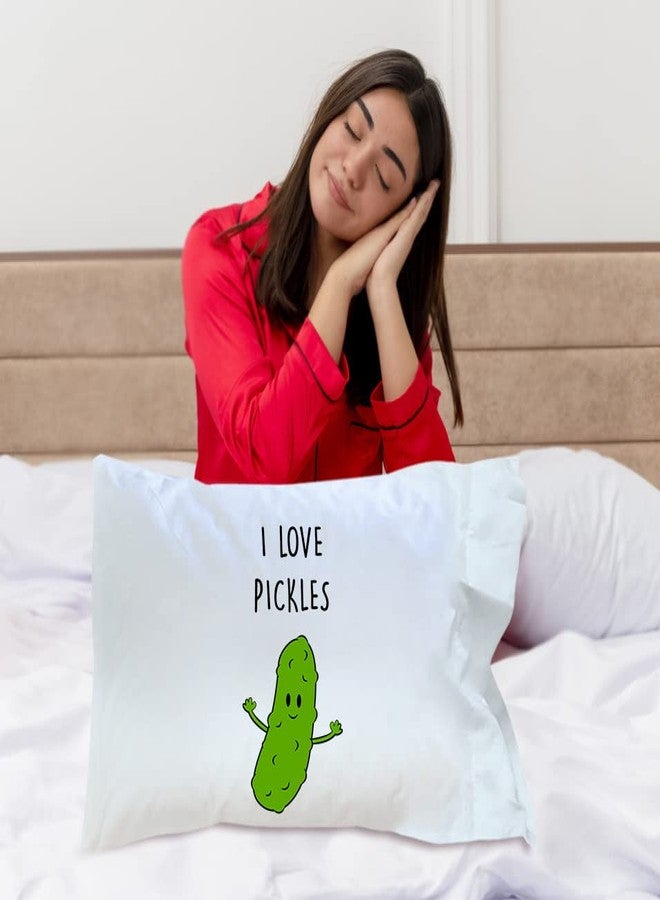 SpreadPassion I Love Pickles Pillowcase - Pickles Gifts - Image 3