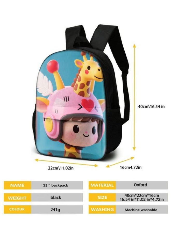 Bright Li Fire Fashion is unlimited! Cartoon bag three-piece set, suitable for a variety of scenes for students and teenagers (available for students, children, friends on outings, mountain climbing, schooling, etc.) - 103 - Image 5