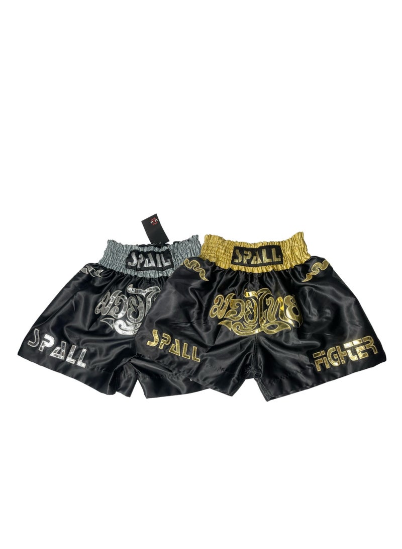 سبال شورت ملاكمة للرجال، شورت موي تاي للكيك بوكسينج والمصارعة والمصارعة القتالية والتدريب المتقاطع وتدريب فنون القتال وملابس رياضية - Image 5