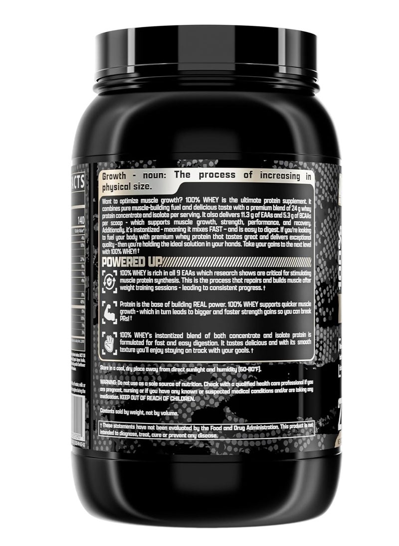 Nutrex Research Premium 100% Whey Protein Blend for Optimal Muscle Growth Vanilla 27 servings 2 lbs 913 g  - Image 3