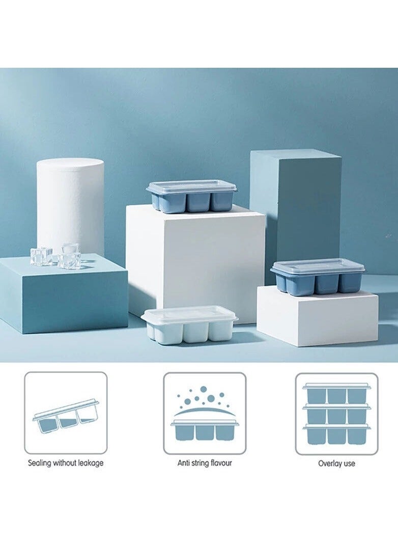 BLOOMING TIME 3Pcs Square Ice Cube Tray for Whiskey and Popsicle - Image 4