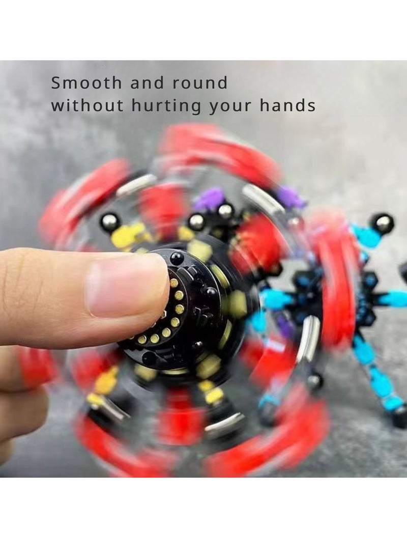 General - 4 Pack Transformable Spinners Toys- Robot Spinner Gift for Kids and Adults Stress Relief ADHD Autism Sensory Toys - Image 1