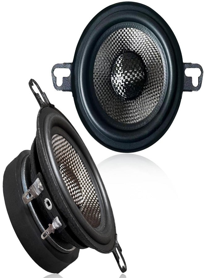 Warzone 2X WZ37PTi 3.5-Inch Super Mid Range Speaker Pair, 4 Ohm, 200W Max, 60W RMS Max, 90dB Sensitivity, Ferrite Magnet, Glass Fiber Cone with Rubber Edge for Pro Car Audio - Image 1