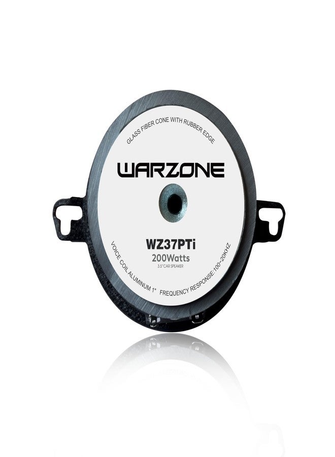Warzone 2X WZ37PTi 3.5-Inch Super Mid Range Speaker Pair, 4 Ohm, 200W Max, 60W RMS Max, 90dB Sensitivity, Ferrite Magnet, Glass Fiber Cone with Rubber Edge for Pro Car Audio - Image 5