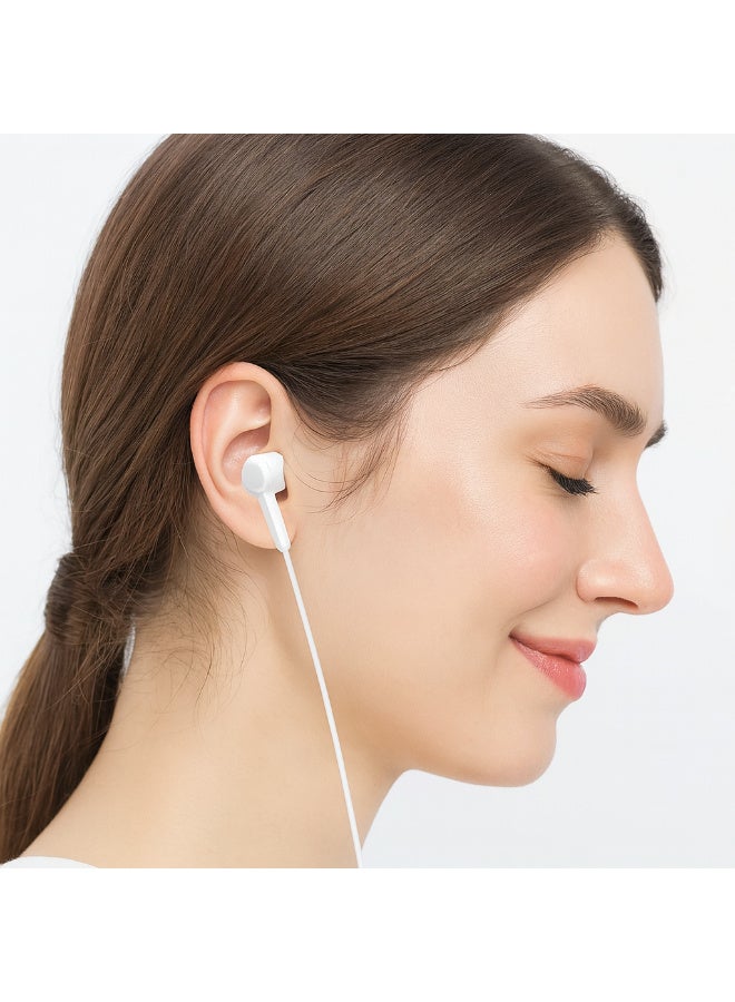 فونينج سماعة فونينج FONENG- t57  - سلكية – صوت احترافي عالي الدقة مع باس عميق – منفذ 3.5mm قياسي – تصميم مريح للأذن وجودة صوت نقية - لون ابيض - Image 5