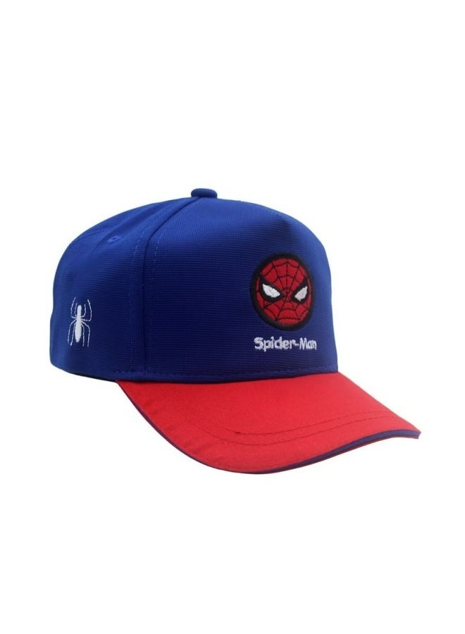 SPIDERMAN Kids Spiderman Cartoon Sun Hat Adjustable Breathable Cotton Outdoor Sun Protection Hat For Boys Girls UV Protection Wide Brim Lightweight Summer Beach Camping Hiking Playground Daily Wear Fashion Superhero Headwear - Image 2