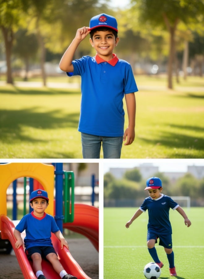 SPIDERMAN Kids Spiderman Cartoon Sun Hat Adjustable Breathable Cotton Outdoor Sun Protection Hat For Boys Girls UV Protection Wide Brim Lightweight Summer Beach Camping Hiking Playground Daily Wear Fashion Superhero Headwear - Image 5