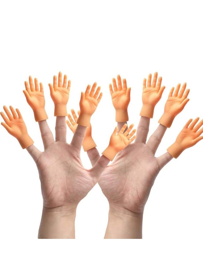 Yolococa - Yolococa Tiny Hands Finger Little Finger Puppets Mini Finger Hands Miniature Small Hands Tiktok 10 Pieces - Image 1