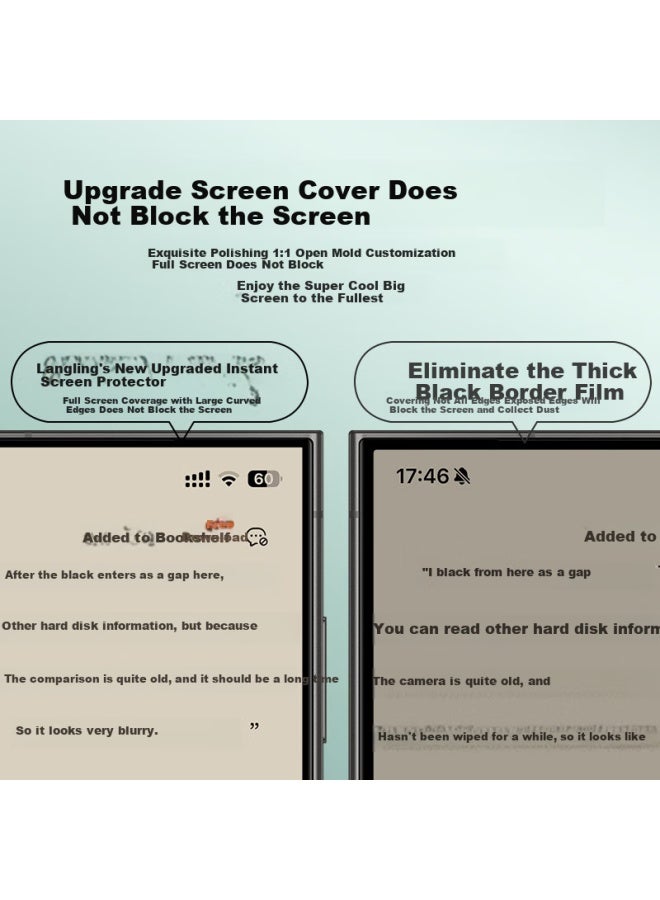 Langling For Samsung S24 Ultra, Galaxy S24 Ultra Non-tempered Hydrogel Film, Self-healing High-definition Soft Film, Anti-scratch, Anti-fingerprint - Image 2