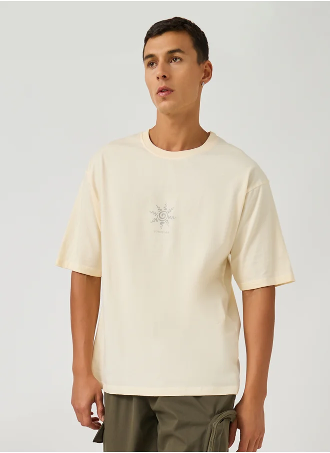 Styli Styli Sun Printed Boxy Cotton T Shirt