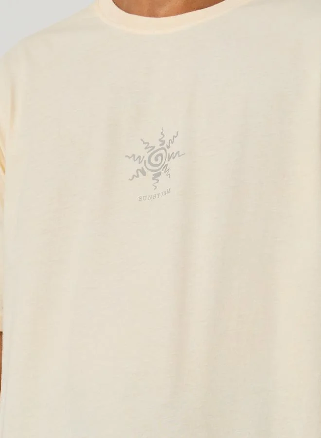 Styli Styli Sun Printed Boxy Cotton T Shirt
