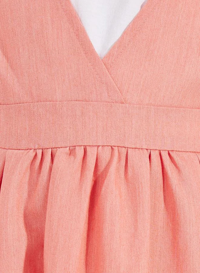 Styli Sleeveless Pink Jumper Dress