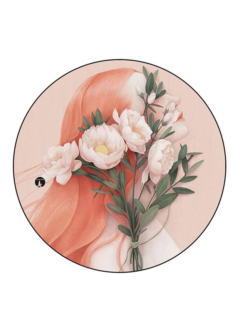 RKN Girl Printed Mouse Pad  Multicolour