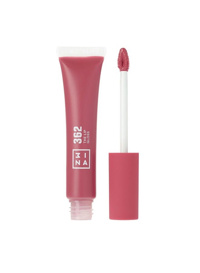 3INA MAKEUP - Vegan - Cruelty Free - The Lip Gloss 362 - Pink Lip Gloss - Mirror-effect - Glossy Look - Creamy Texture - Highly Pigmented - Lip Gloss with wand - Image 1