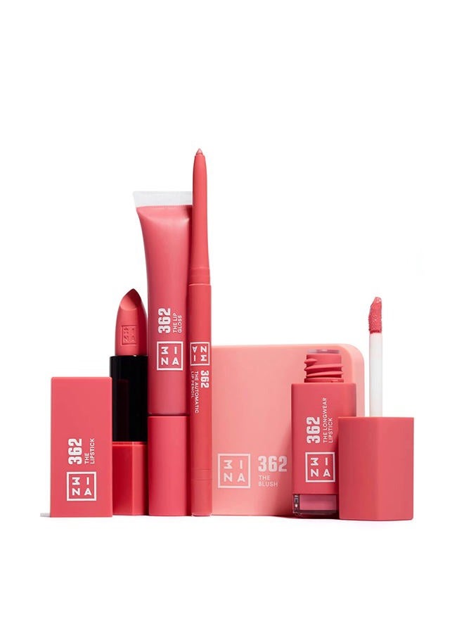 3INA MAKEUP - Vegan - Cruelty Free - The Lip Gloss 362 - Pink Lip Gloss - Mirror-effect - Glossy Look - Creamy Texture - Highly Pigmented - Lip Gloss with wand - Image 5