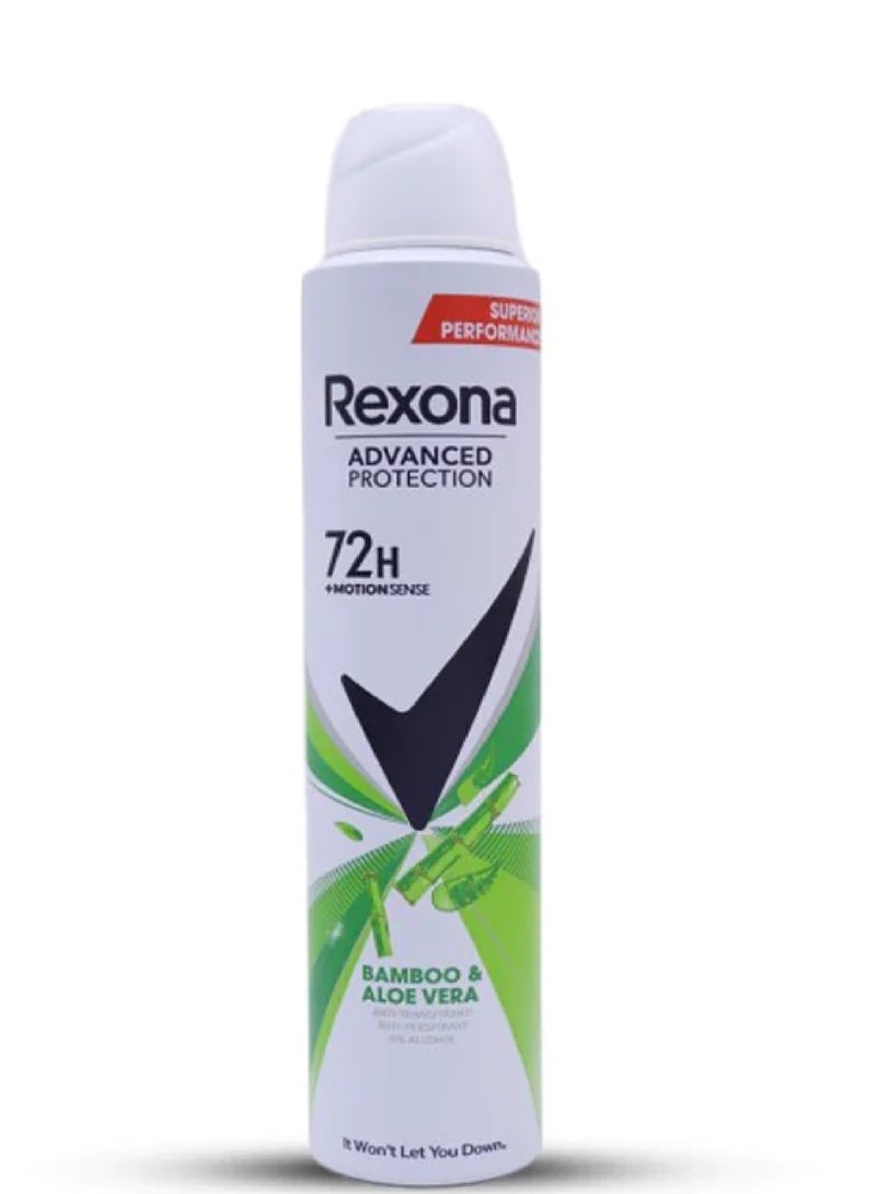 Rexona Rexona Bamboo & Aloe Vera 72H Body Spray 200ml