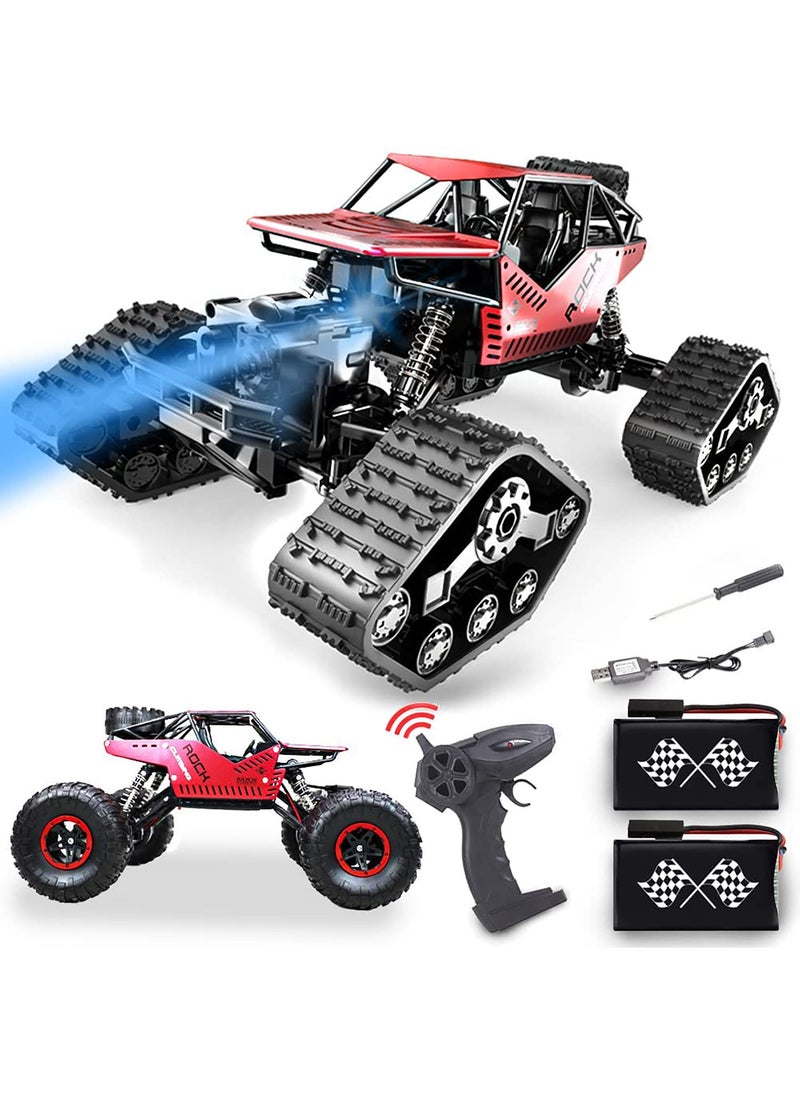 KIDWALA Remote Control Monster Truck Rechargeable Battery Red 1:16 2.4G Toys for Boys 6-10 years old - Image 1