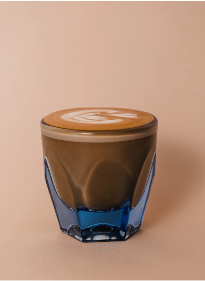 notNeutral - Vero Cortado Glass/Coffee Cup, Ocean - 4.25 oz, Set of 2 - Image 1