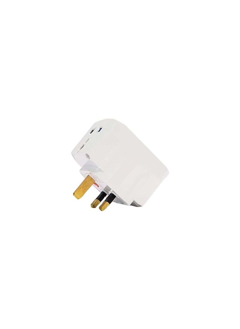 AK KEMCO - Kemco 3 Way Universal Multi Adaptor Wall Mount Multi Plug Multi Socket AK-946 - Image 1