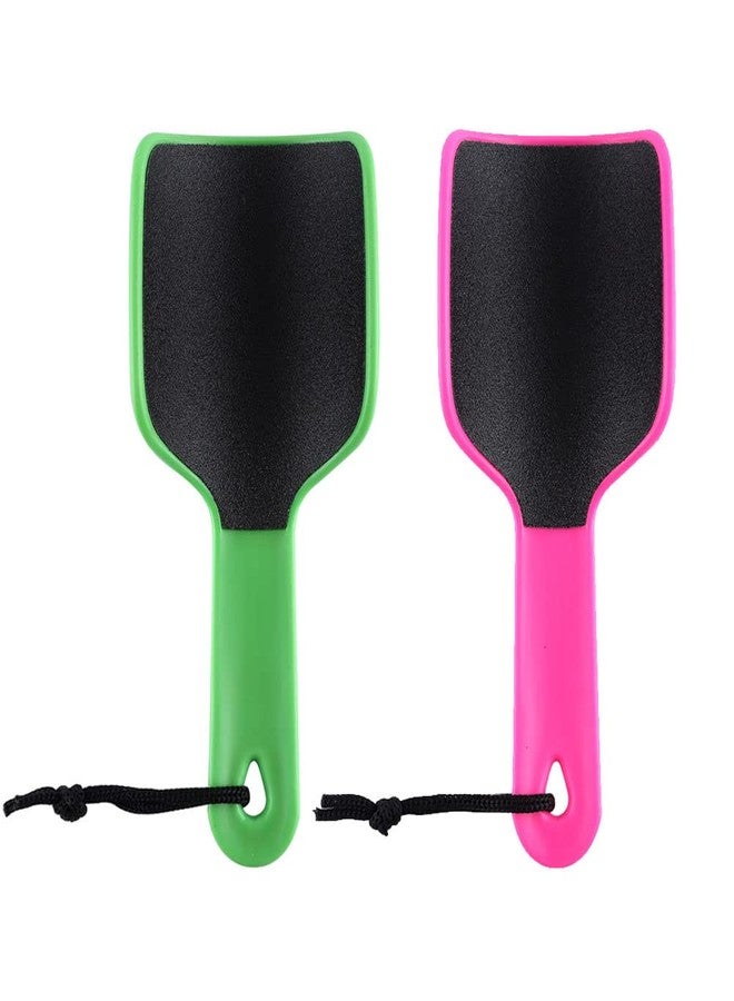 Teensery 2 Pcs U Shaped Curved Foot File Double Sided Foot Callus Scrubber Dead Skin Remover Foot Rasp Callus Remover Pedicure Foot Care Tool - Image 1