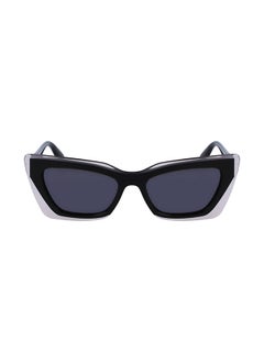 Calvin Klein Jeans Women's UV Protection Cat Eye Sunglasses - CKJ23656S-001-5217 - Lens Size: 52 Mm  - Image 1