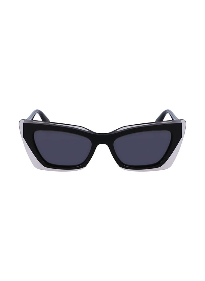 Calvin Klein Jeans - Women's UV Protection Cat Eye Sunglasses - CKJ23656S-001-5217 - Lens Size: 52 Mm - Image 1