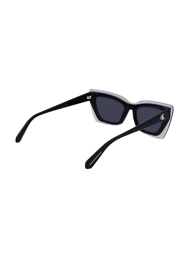 Calvin Klein Jeans - Women's UV Protection Cat Eye Sunglasses - CKJ23656S-001-5217 - Lens Size: 52 Mm - Image 1