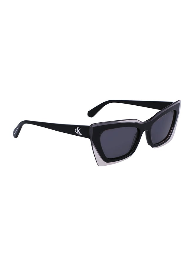 Calvin Klein Jeans - Women's UV Protection Cat Eye Sunglasses - CKJ23656S-001-5217 - Lens Size: 52 Mm - Image 1