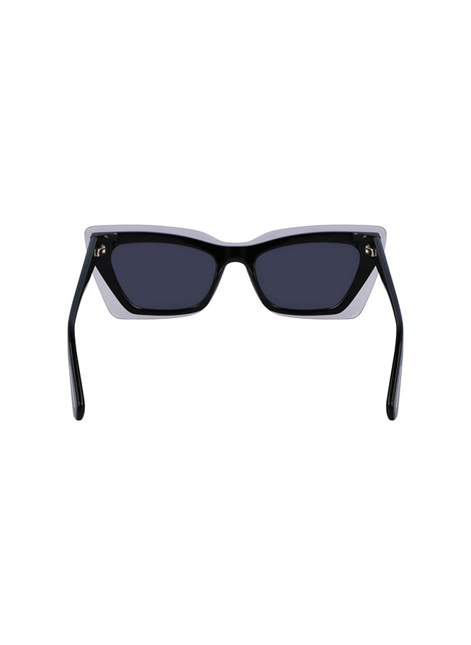 Calvin Klein Jeans - Women's UV Protection Cat Eye Sunglasses - CKJ23656S-001-5217 - Lens Size: 52 Mm - Image 1