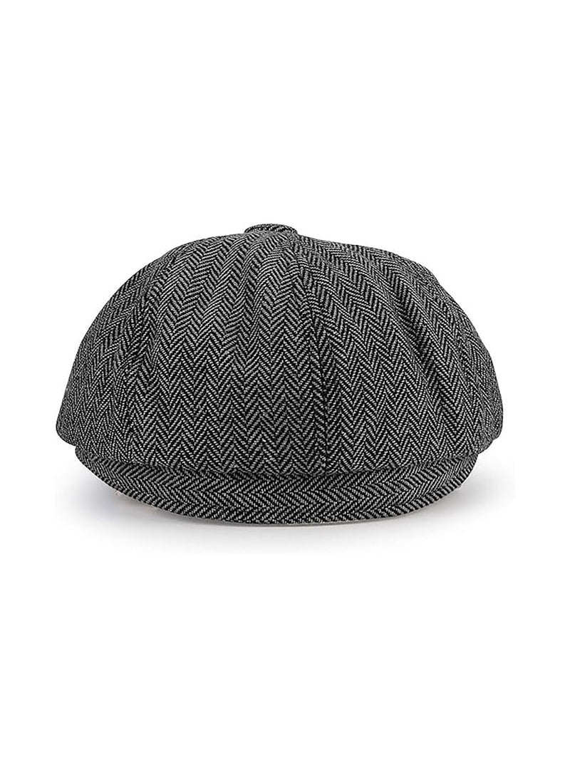 RATSAW Cotton Flat Cap Gatsby Beret Ivy Cabbie Newsboy Hat for Men - Image 3