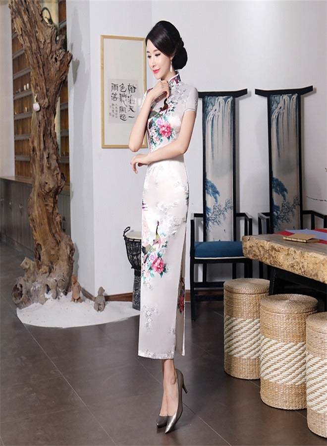 Loquat Short Sleeved Dress Silver  - Image 1