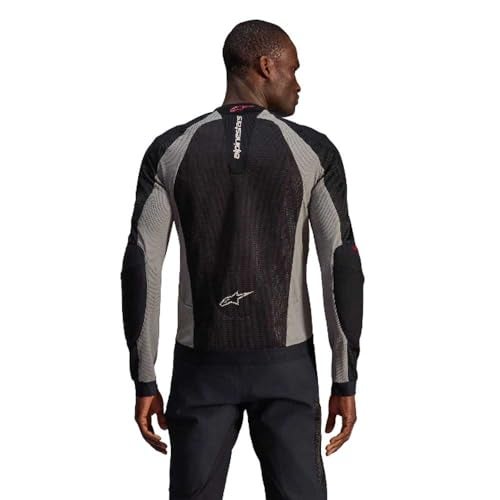 Alpinestars TroopAir Jacket L BlackAsh GrayBright Red - Image 3