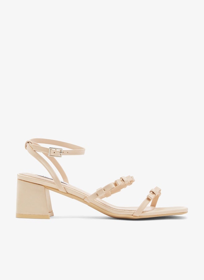BE MINE Block Heel Sandals - Image 1