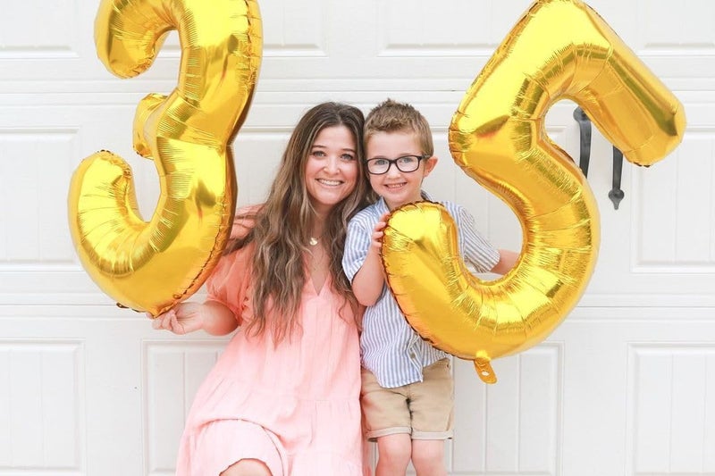 IWERP Gold 3 Balloon, Number Balloon 40 Inch, 3rd Three Year Old Birthday Deco, Gold Party Supplies for Party Decorations, Number 3 Balloon - Image 3