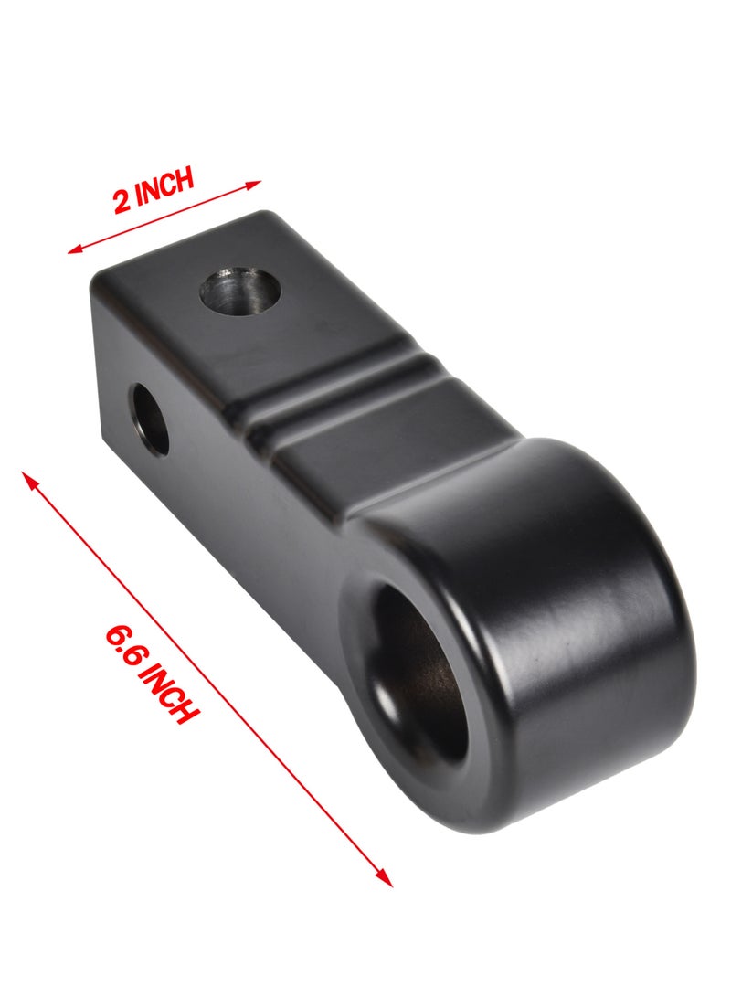 Generic 2 Inch Aluminum Hitch Receiver for Soft Shackle, 22000Lbs Break Strength - Image 2