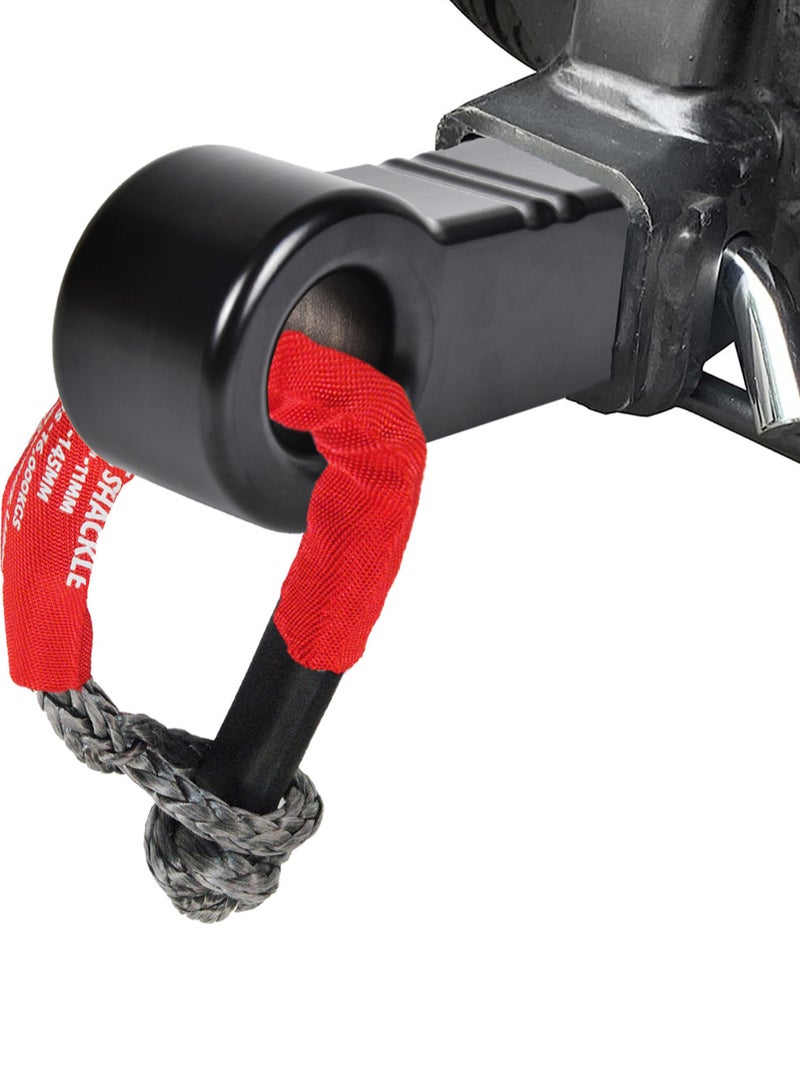 Generic 2 Inch Aluminum Hitch Receiver for Soft Shackle, 22000Lbs Break Strength - Image 3