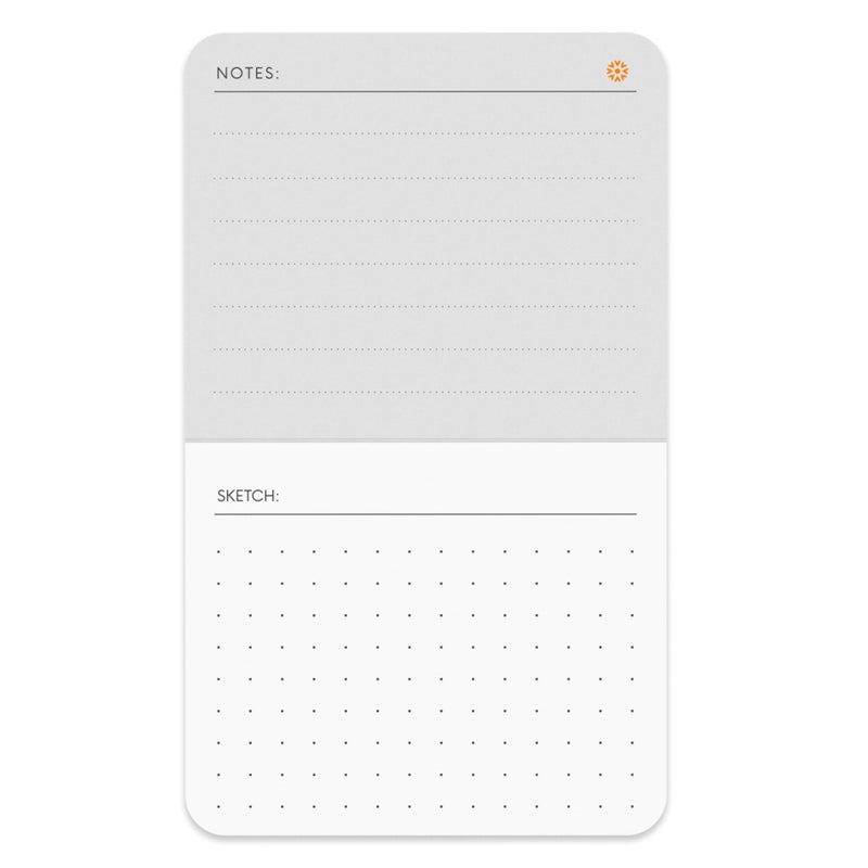 Notsu To Do List Grid Index Cards 3x5 | 50 Task Planner Foldable Vertical Notecards with Rounded Corners - Image 3