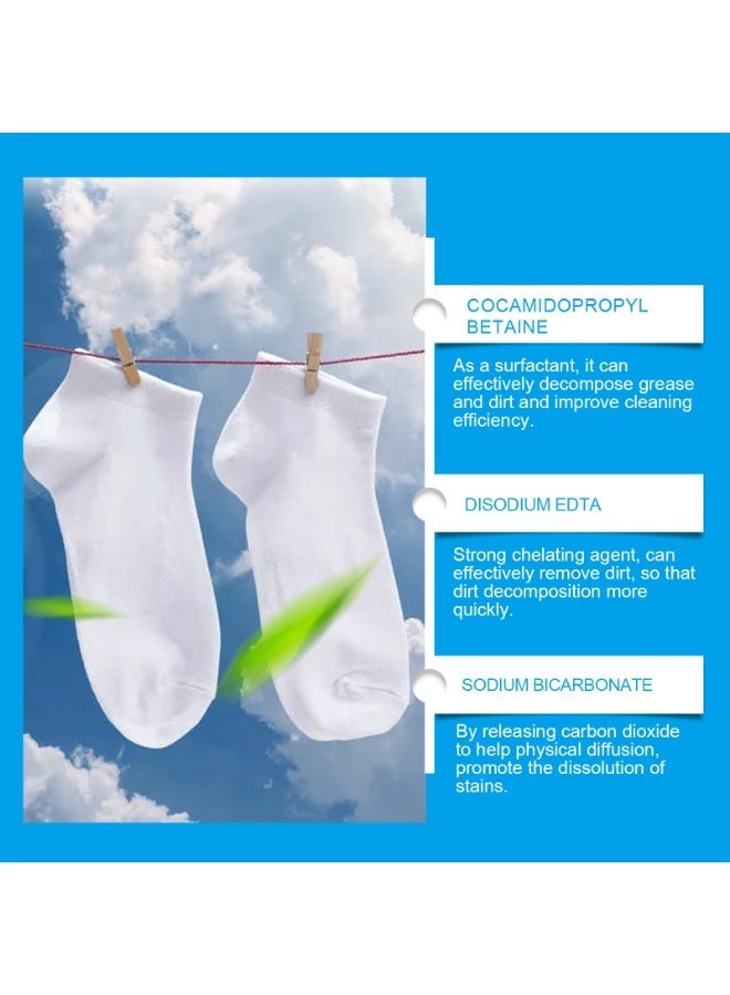 Sock Cleaning Effervescent Tablets, Gently Clean Stubborn Stains, Clean and Fragrant 5g*10pcs - Image 5