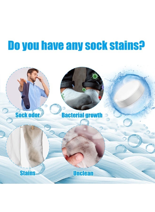 Sock Cleaning Effervescent Tablets, Gently Clean Stubborn Stains, Clean and Fragrant 5g*10pcs - Image 4