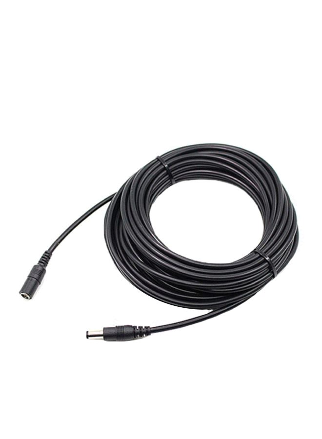 Male Female Extension Cable For IP Camera Black
