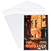 Miraclekoo 200Pcs 512 x 712 Inch Thick Greeting Card Clear Plastic Sleeves Self Sealing Cello Cellophane Bags Fit 5x7 Inch Cards wEnvelope Toploaders A6 A7 Photos Cookie - Image 1