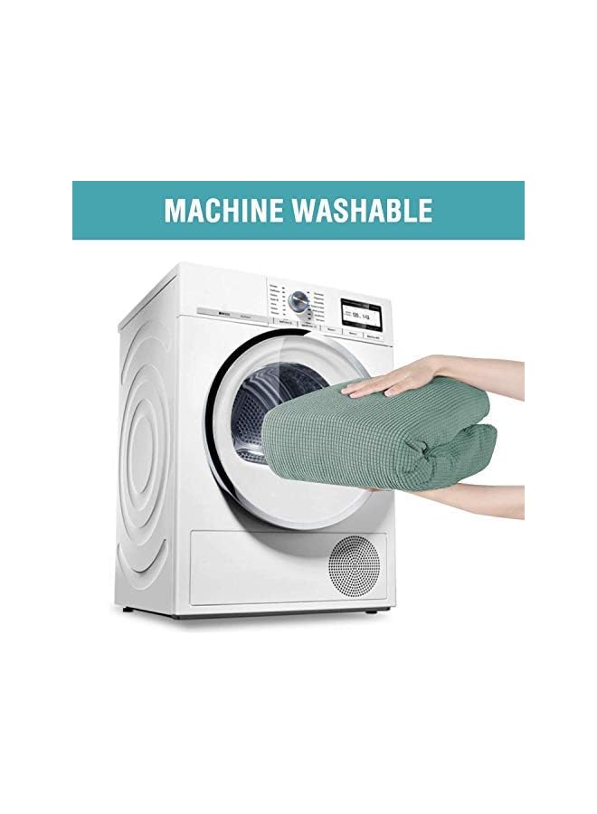 Green Tiger High Stretch Modern Spandex Sofa Cover Recliner Chair Slipcover 1 Piece Recliner Chair Furniture Cover Slipcover, Machine Washable Lycra Jacquard Fabric Stay in Place, Recliner - Charcoal Grey Sofa Co - Image 4