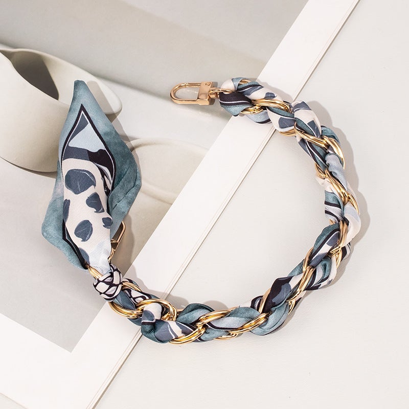 Style Phone Lanyard, High-End, Simple, Versatile Wrist Strap Case Chain, Short Woven Creative Phone Chain - Image 1