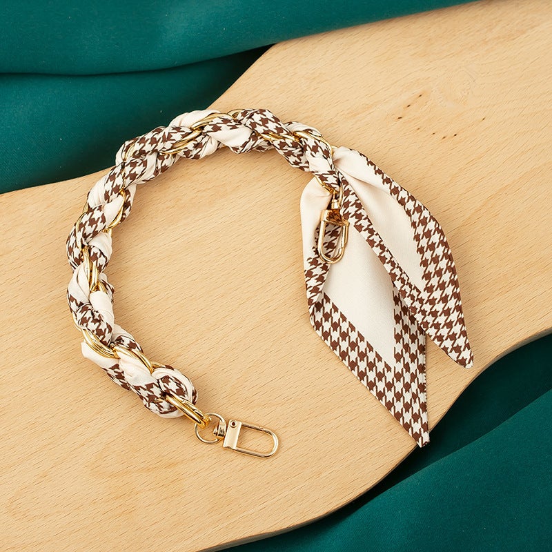 Style Phone Lanyard, High-End, Simple, Versatile Wrist Strap Case Chain, Short Woven Creative Phone Chain - Image 4