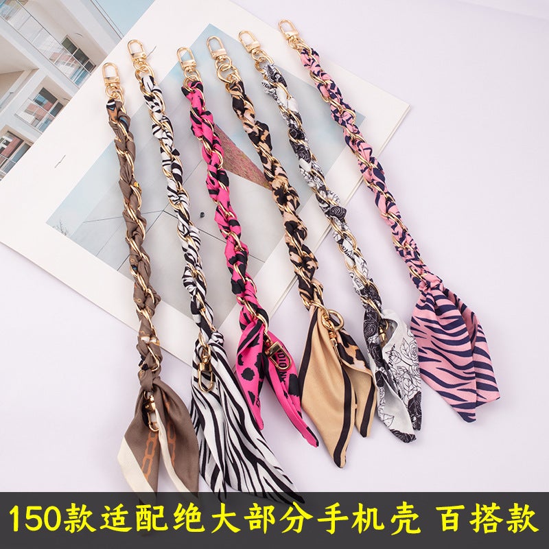 Style Phone Lanyard, High-End, Simple, Versatile Wrist Strap Case Chain, Short Woven Creative Phone Chain - Image 3