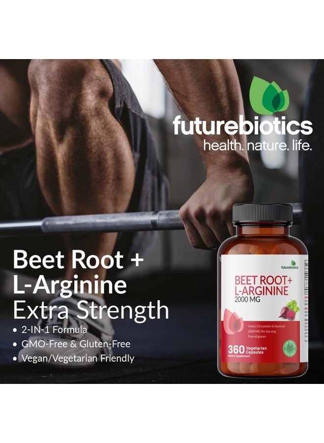 فيوتشر بايوتكس فيوتشربيوتكس، جذر البنجر + إل-أرجينين، غير معدل وراثيًا، 120 كبسولة نباتية - Image 3