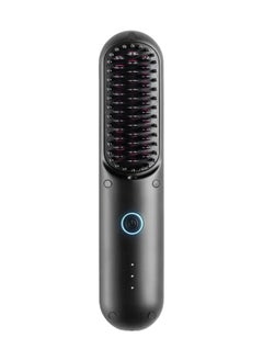 TYMO Porta Cordless Portable Hair Straightening Brush - Black  - Image 1