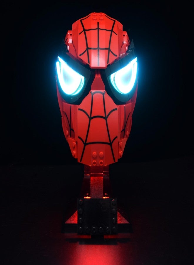 LightGo LED Lighting Kit Designed for Spider-Man's Mask Compatible with Lego 76285 Building Set - Not Include Model - Image 1