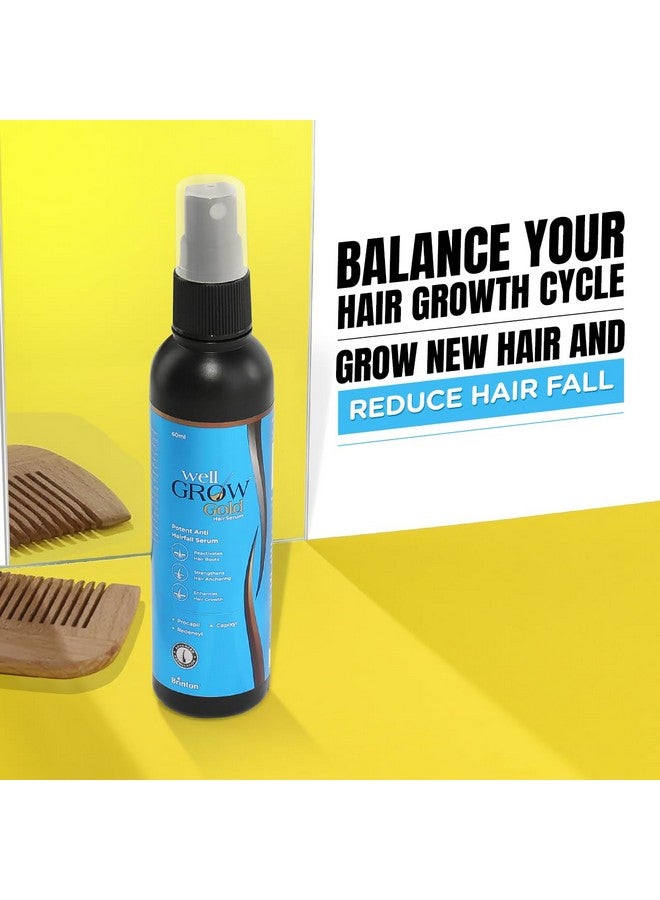 بريتون مصل الشعر ويلجرو جولد للعناية بالشعر للنساء والرجال (60 مل) × عبوة من 4 قطع - Image 2